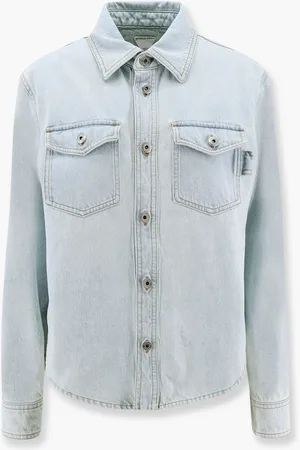 Bottega Veneta Denim shirt with extra bleach wash - - gender_Woman