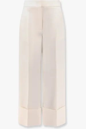 VALENTINO Virgin wool and silk trouser - - gender_Woman