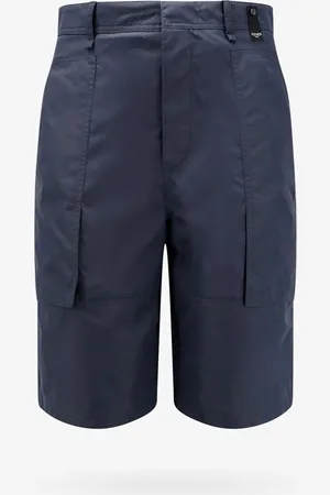 Fendi Cotton blend bermuda shorts with ff detail - - gender_Man