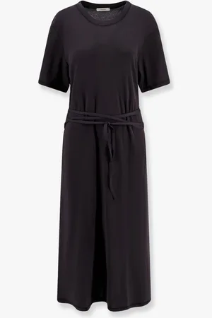 LEMAIRE Cotton t-shirt dress with belt - - gender_Woman
