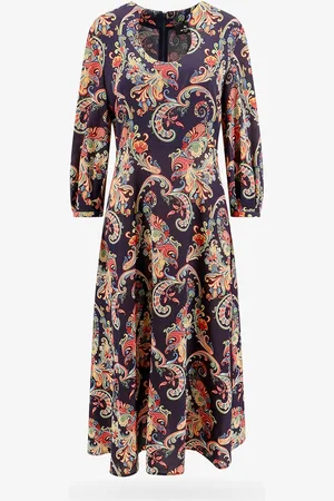 Etro Long dress with floral print - - gender_Woman