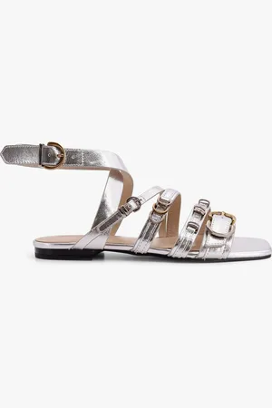 Pinko Laminated leather sandals - - gender_Woman