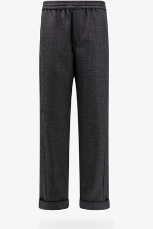 VALENTINO Virgin wool trouser with fold at the bottom - - gender_Man