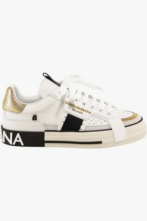 Dolce & Gabbana Custom 2. zero leather sneakers with logo detail - - gender_Man