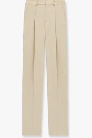 Saint Laurent Wool tuxedo trouser with silk lining - - gender_Man