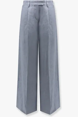 Brunello Cucinelli Hemp and linen trouser - - gender_Woman