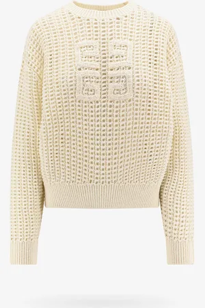 Givenchy Wool and cashmere perforated sweater - - gender_Woman