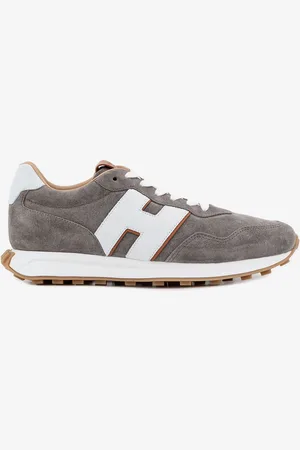 Hogan Suede sneakers with iconic logo patch - - gender_Man