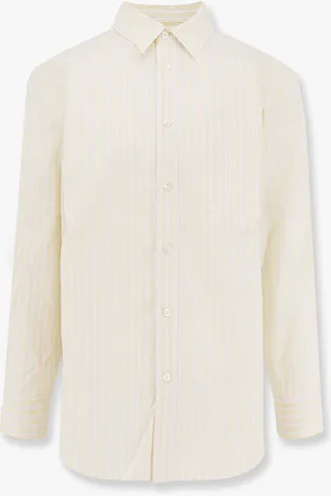 DUNST Cotton shirt with striped motif - - gender_Man