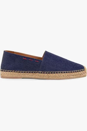 Kiton Denim espadrillas with lateral stitching - - gender_Man