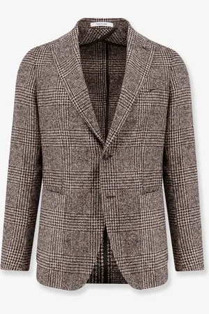 TAGLIATORE Single-breasted prince of wales blazer - - gender_Man