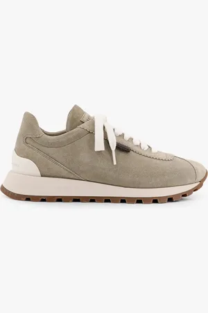 Brunello Cucinelli Suede sneakers with iconic monili detail - - gender_Woman