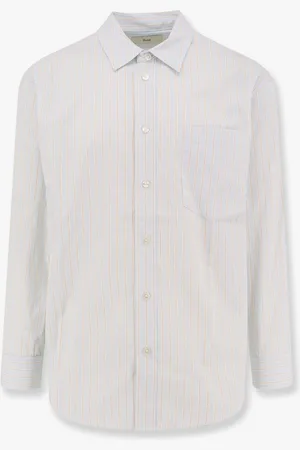 DUNST Oversized striped cotton shirt - - gender_Man
