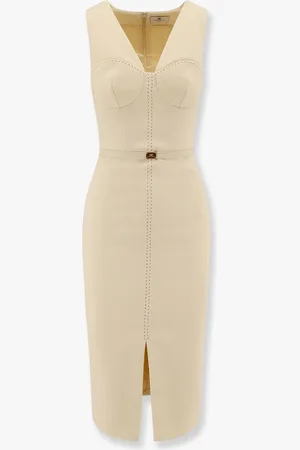 Elisabetta Franchi Midi dress with padded cups - - gender_Woman