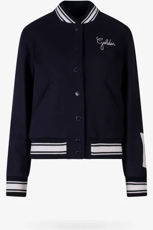 Golden Goose Wool blend bomber with embroidered logo - - gender_Woman