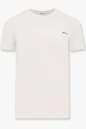 Kiton Cotton t-shirt with embroidered logo - - gender_Man
