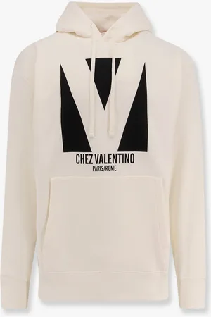 VALENTINO Cotton sweatshirt with chez print - - gender_Man