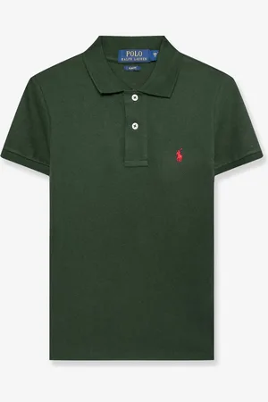 Ralph Lauren Cotton polo shirt with embroidered logo - - gender_Man
