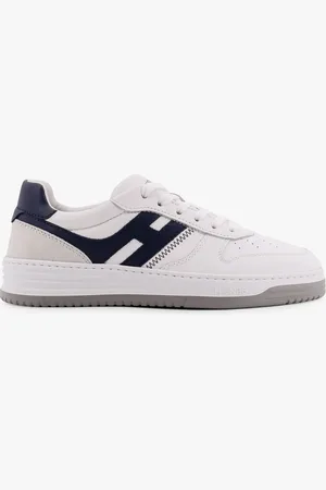 Hogan H630 leather sneakers with contrasting monogram - - gender_Man