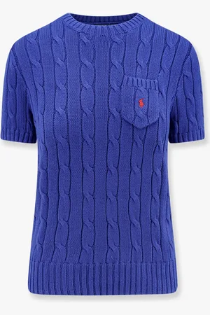 Ralph Lauren Cotton sweatshirt with embroidered logo - - gender_Woman