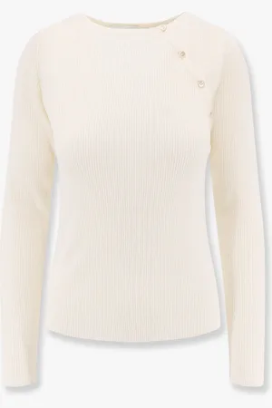 DUNST Ribbed fabric sweater - - gender_Woman