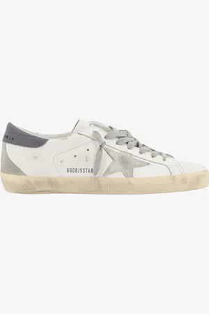 Golden Goose Super star leather sneakers with used effect - - gender_Man