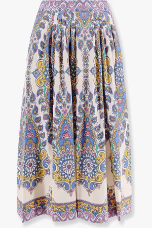 Etro Cotton skirt with multicolor print - - gender_Woman