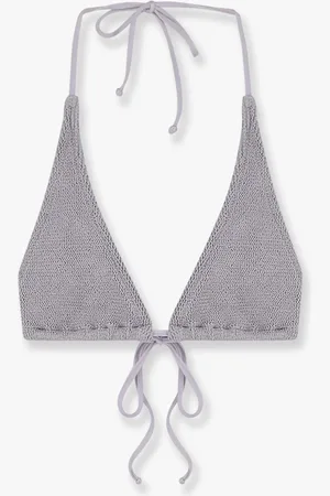 MC2 SAINT BARTH Guiana crinkle nylon bikini top - - gender_Woman