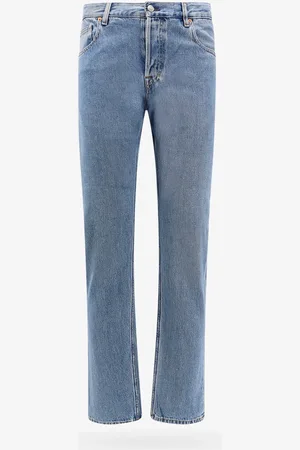 Gucci Cotton jeans with back logo patch - - gender_Man