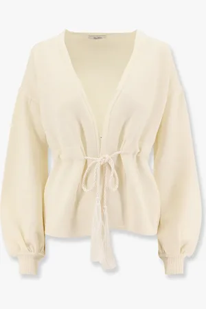 Max Mara Tiberio virgin wool cardigan with rope at waist - - gender_Woman