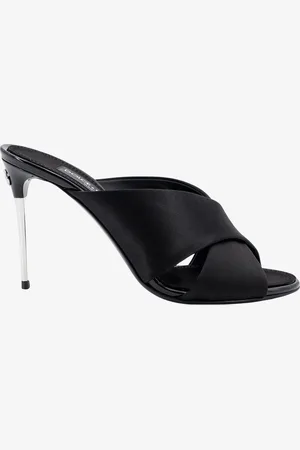 Dolce & Gabbana Satin sandals with back monogram - - gender_Woman