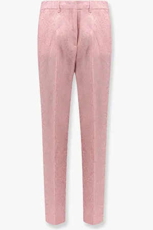 Etro Viscose and silk trouser with floral motif - - gender_Woman