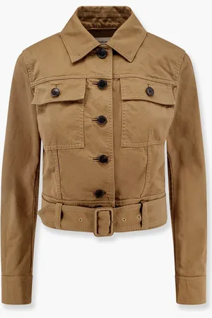 Saint Laurent Certified cotton cropped jacket - - gender_Woman