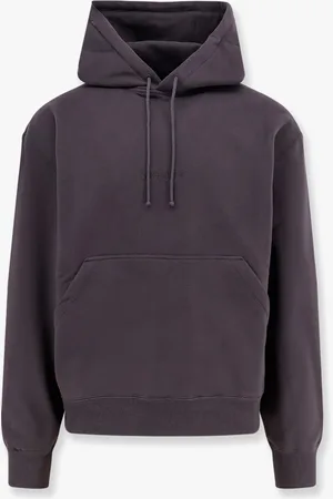 Saint Laurent Organic cotton sweatshirt with frontal logo embroidery - - gender_Man