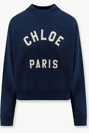 Chloé Cotton sweatshirt with lettering logo - - gender_Woman