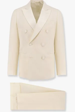 LARDINI Virgin wool tuxedo with satin lapel - - gender_Man