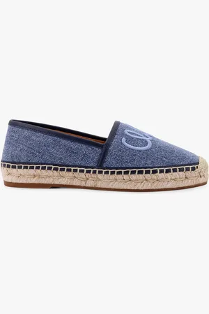 Chloé Denim espadrillas with embroidered logo - - gender_Woman