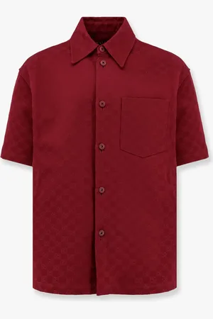 Gucci Gg jacquard oversize cotton shirt - - gender_Man