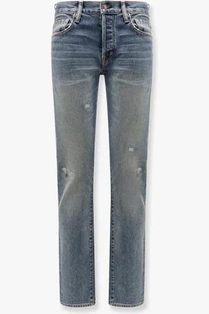 Tom Ford Rip-and-repair straight fit jeans - - gender_Man