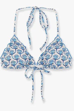 MC2 SAINT BARTH Sagittarius nylon bikini top - - gender_Woman