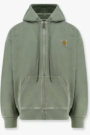 Carhartt Nelson cotton sweatshirt with logo patch - - gender_Man