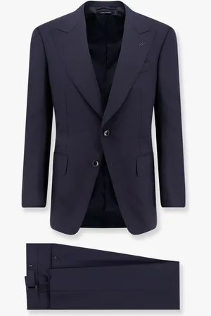 Tom Ford Wool suit with wide lapel - - gender_Man