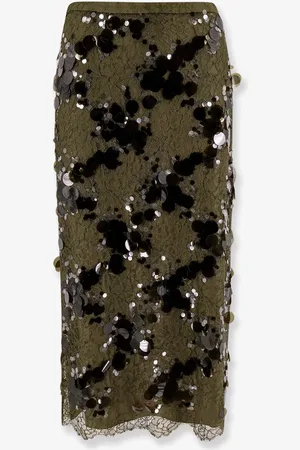 Gucci Laces skirt with all-over sequins - - gender_Woman