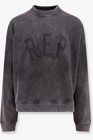 Represent Cotton sweatshirt with frontal rep logo - - gender_Man