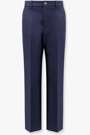 Gucci Cotton trouser with embroidered logo - - gender_Woman