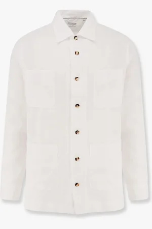 Brunello Cucinelli Easy fit linen shirt - - gender_Man