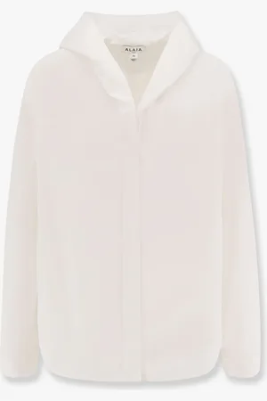 Alaïa Hooded cotton shirt - - gender_Woman