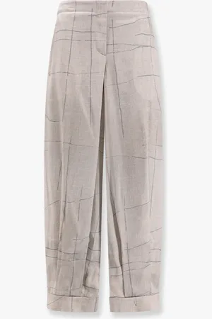 Giorgio Armani Printed silk trouser - - gender_Woman