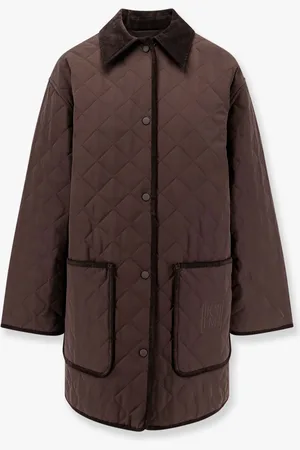 Totême Recycled nylon jacket with velvet profiles - - gender_Woman
