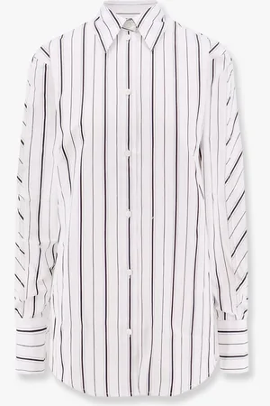 Totême Organic cotton shirt with striped motif - - gender_Woman